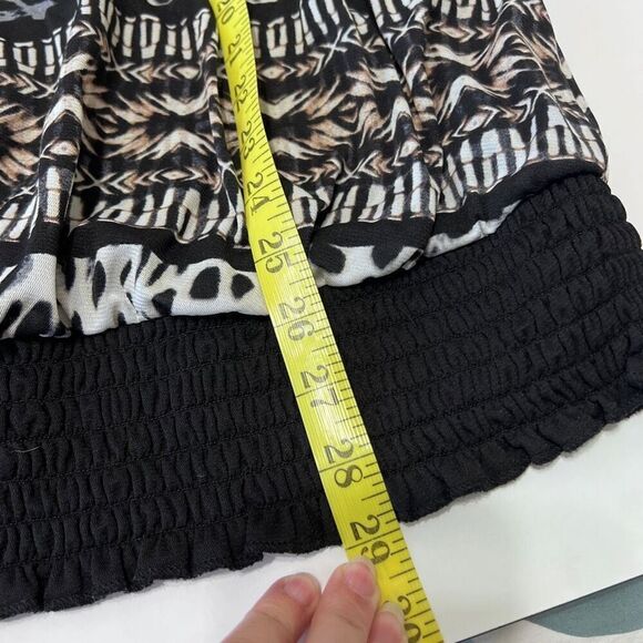 Maurice’s black and gray leopard sleeveless top size 2x - Picture 4 of 10